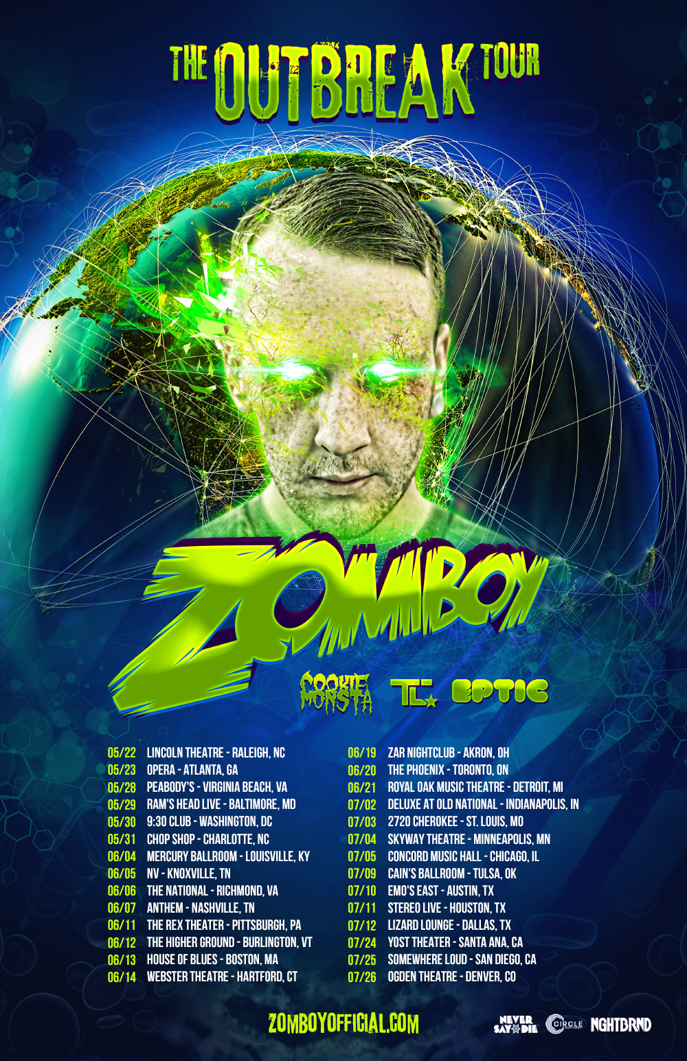 Zomboy Outbreak Tour Dates Tickets